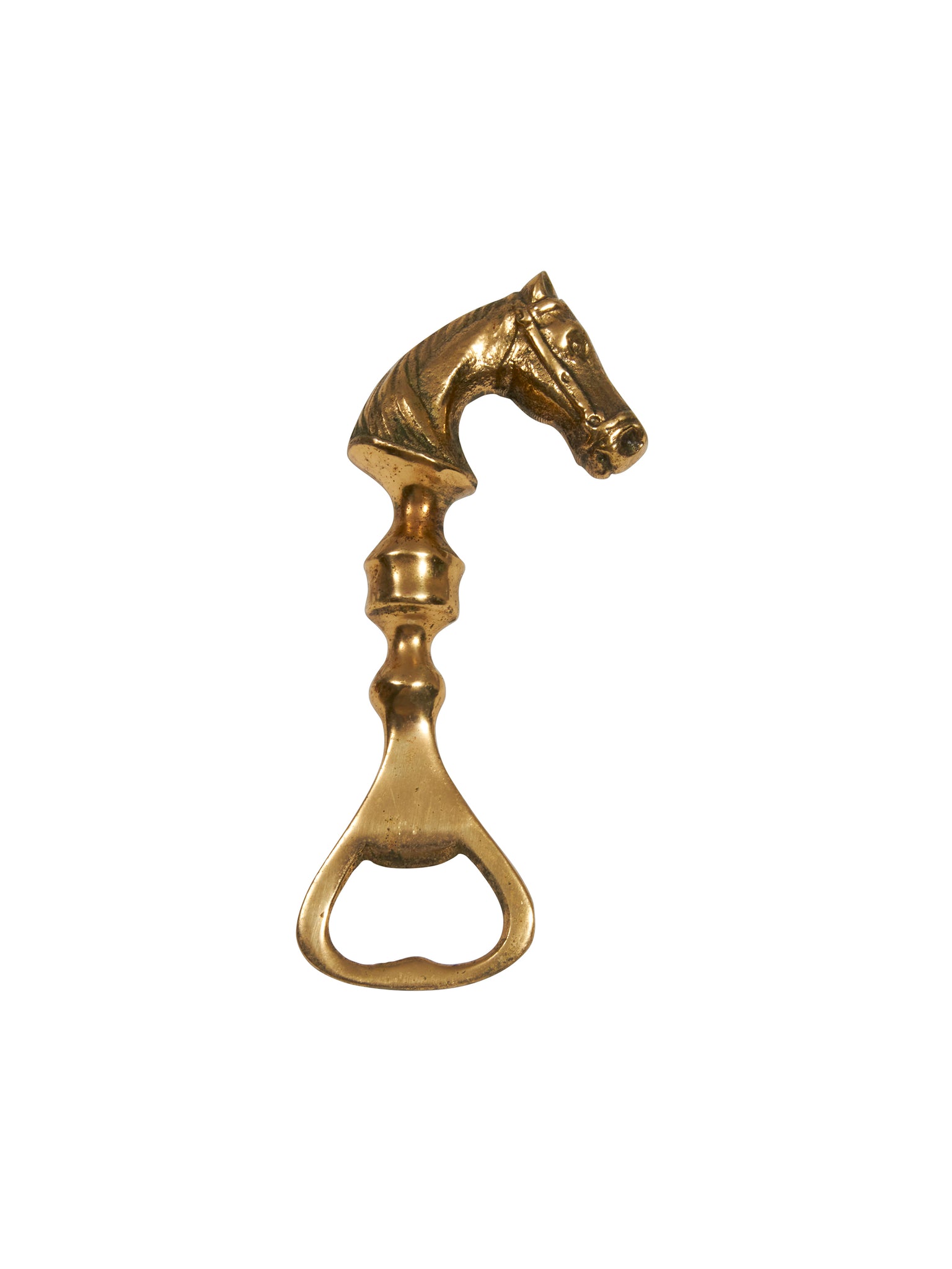 Vintage Brass Horse Bottle Opener Weston Table