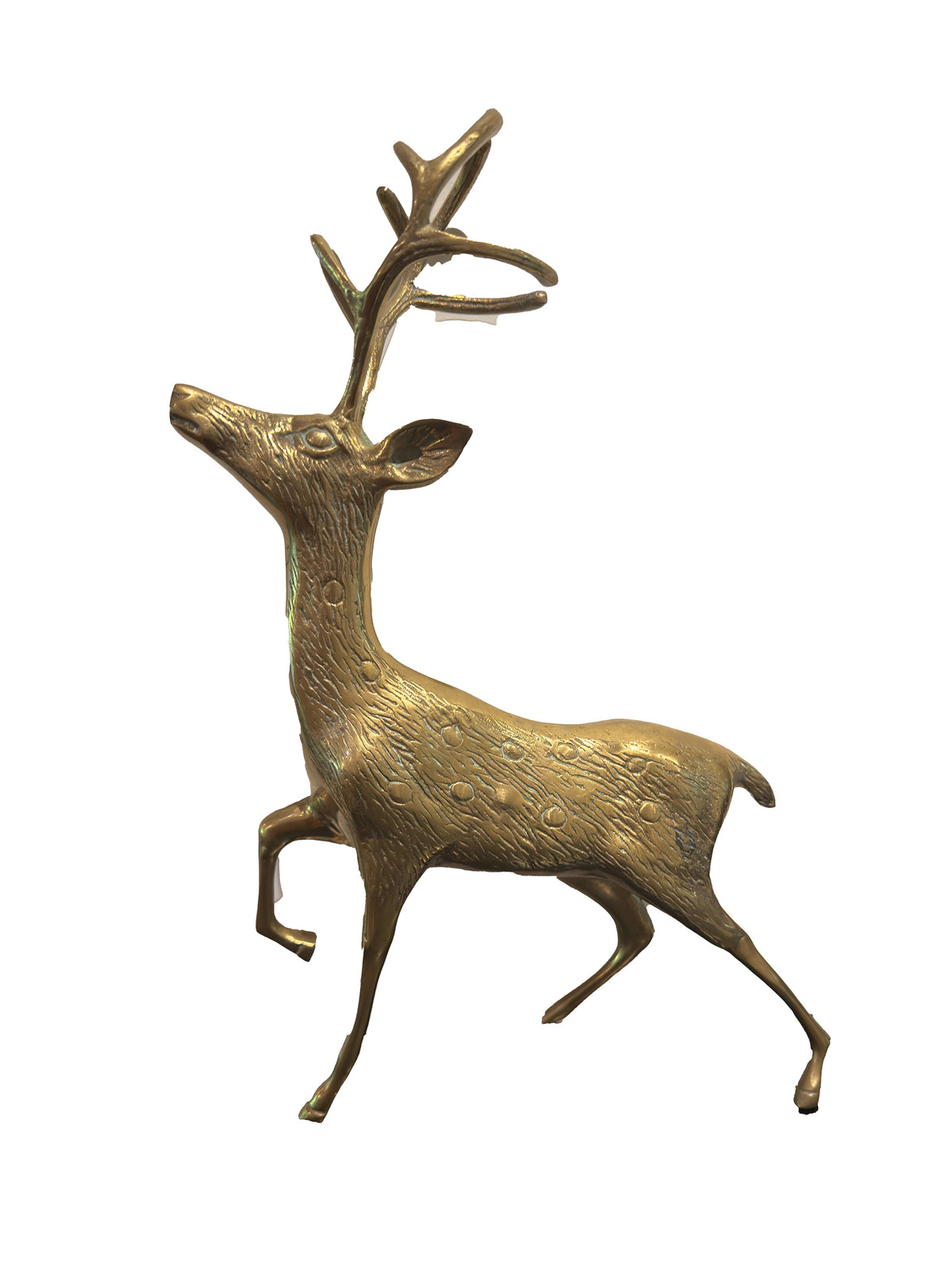 Vintage 1960s Brass Spotted Stag Weston Table