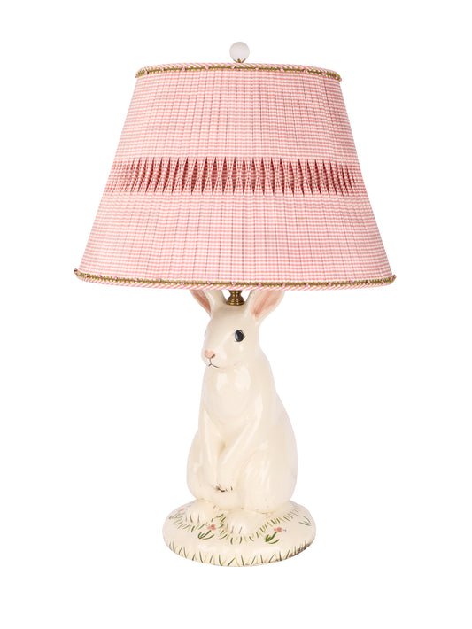 Vintage Bunny Lamp with Smocked Shade Weston Table