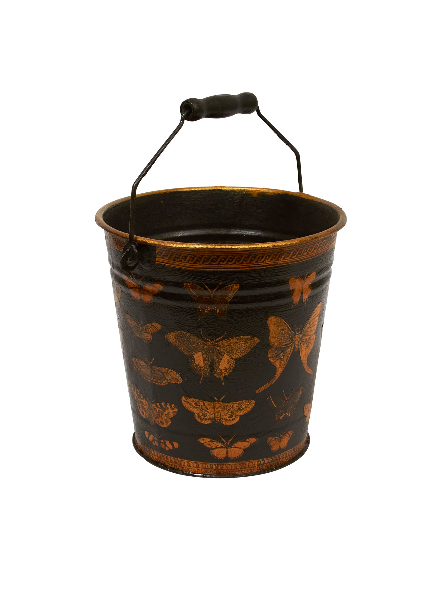 Vintage Butterfly Decoupauged Bucket Weston Table