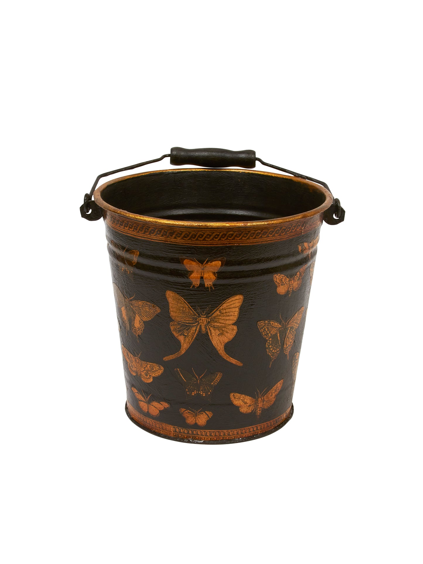 Vintage Butterfly Decoupauged Bucket Weston Table