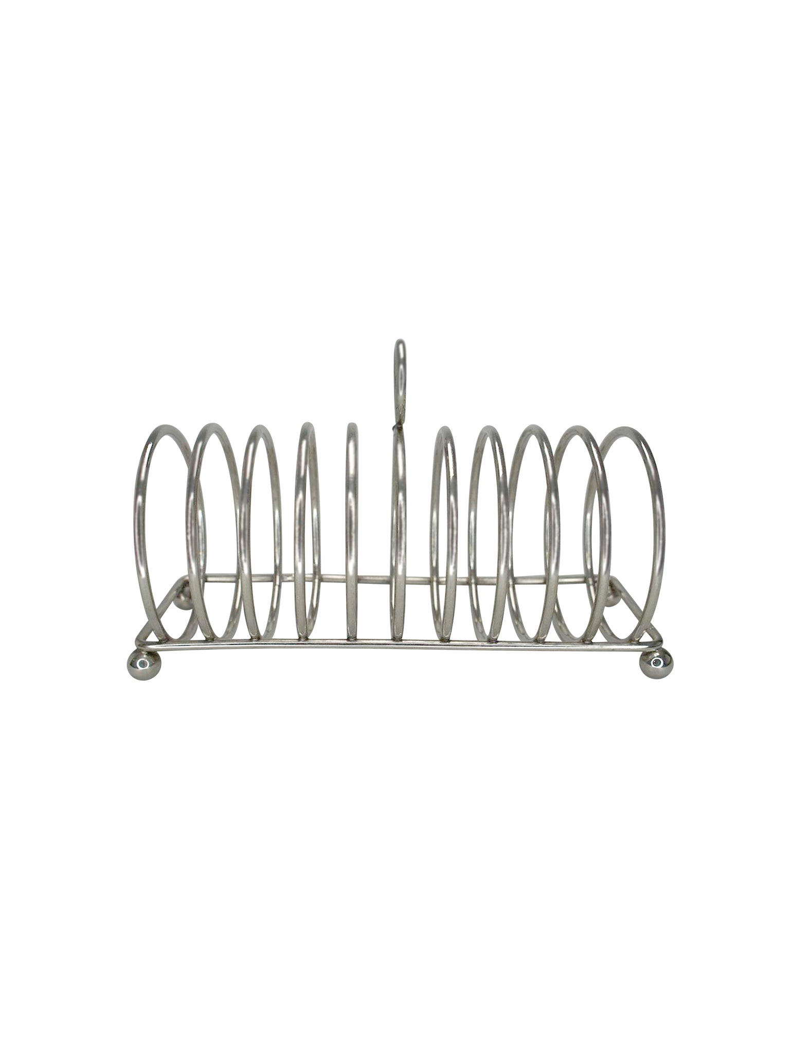 Vintage Canadian Ten Ring Silver Plate Toast Rack Weston Table