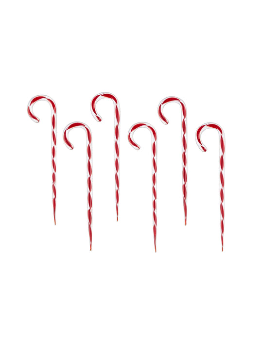 Vintage Candy Cane Glass Cocktail Picks Weston Table