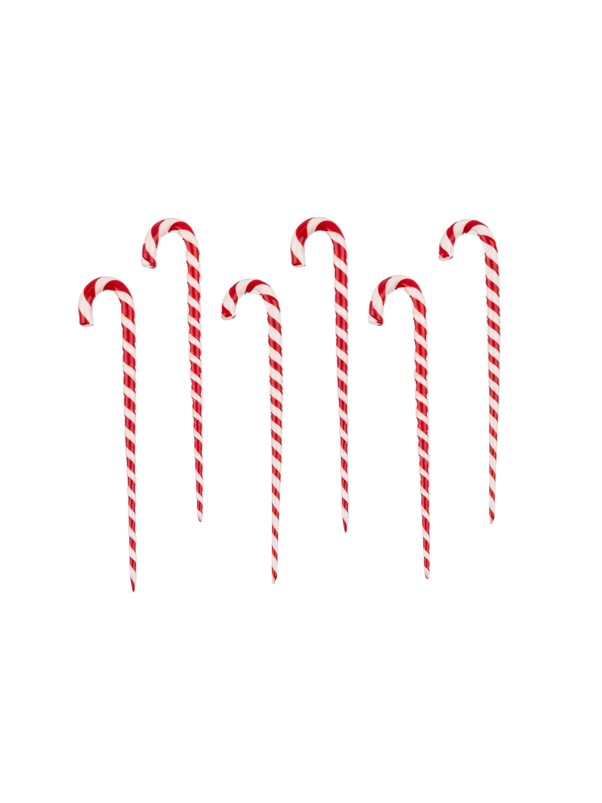 Vintage Candy Cane Glass Cocktail Picks Weston Table