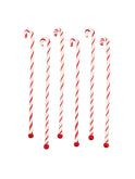 Vintage Candy Cane Glass Swizzle Sticks Weston Table