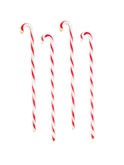 Vintage Candy Cane Glass Swizzle Sticks Two Weston Table