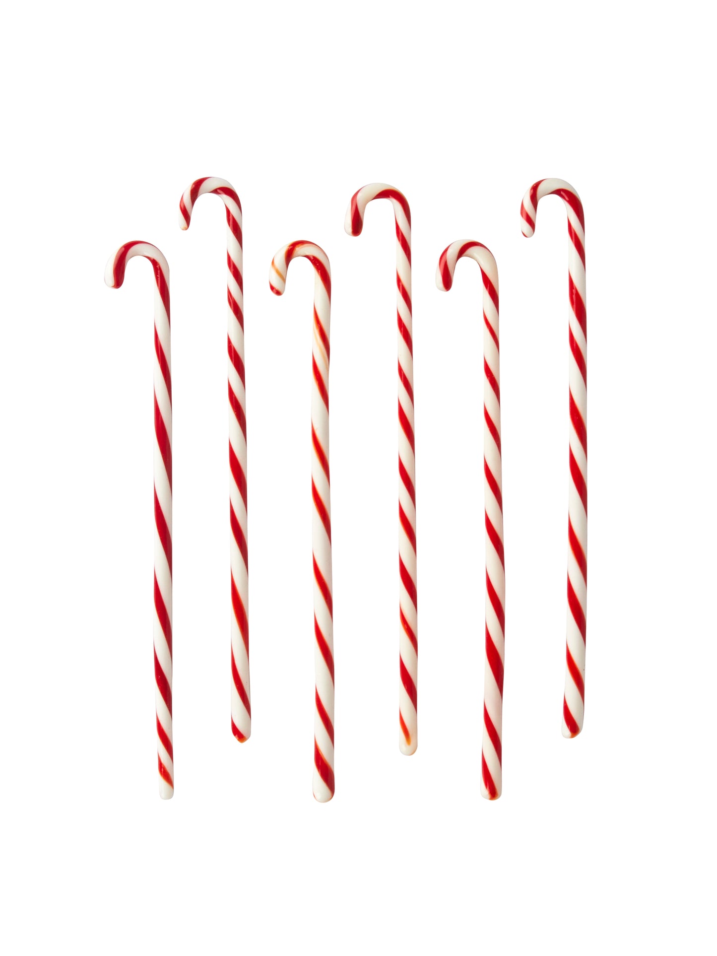 Vintage Candy Cane Glass Swizzle Sticks Weston Table