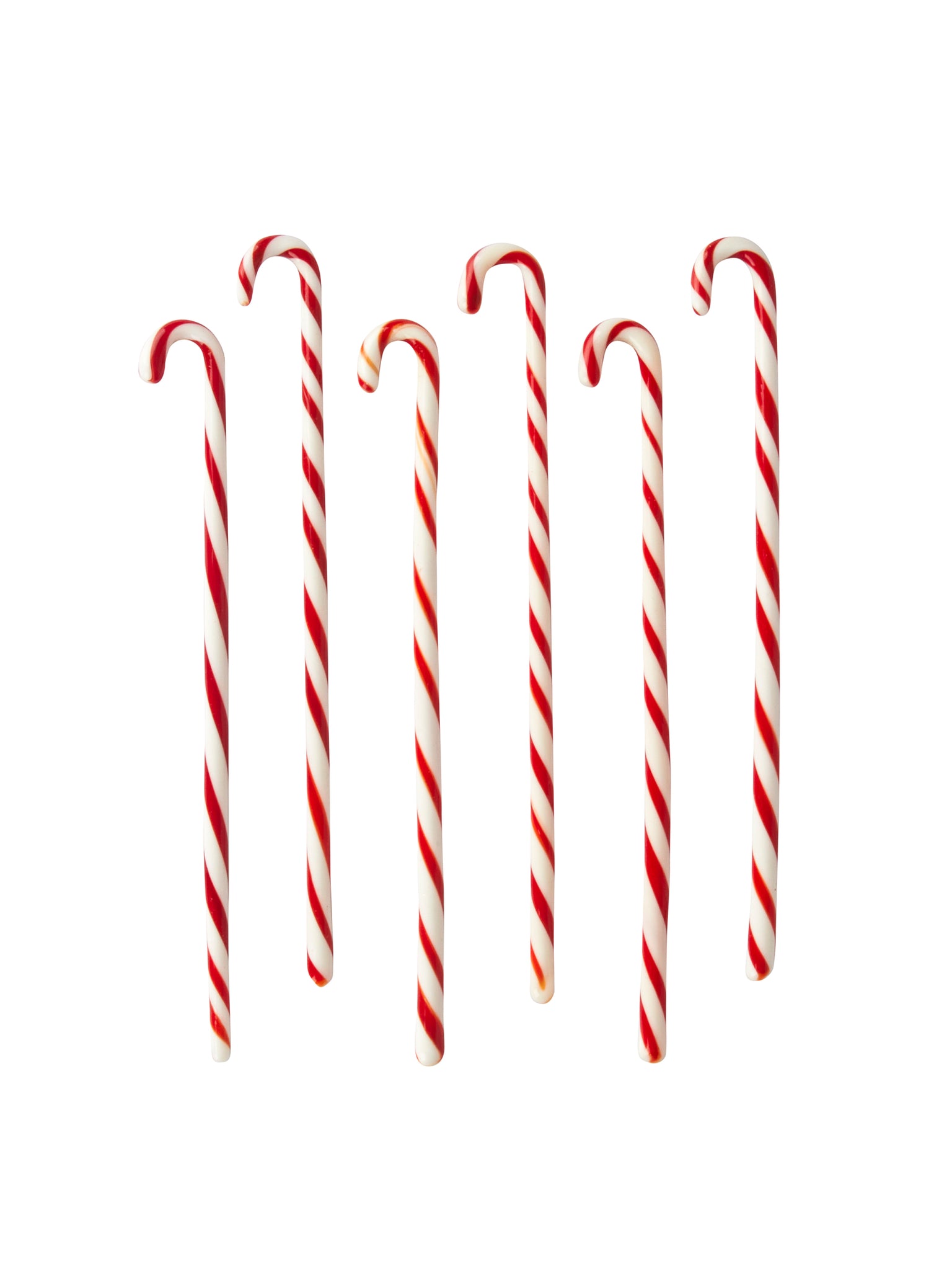 Vintage Candy Cane Glass Swizzle Sticks Weston Table