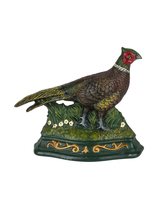 Vintage Cast Iron Pheasant Doorstop Weston Table