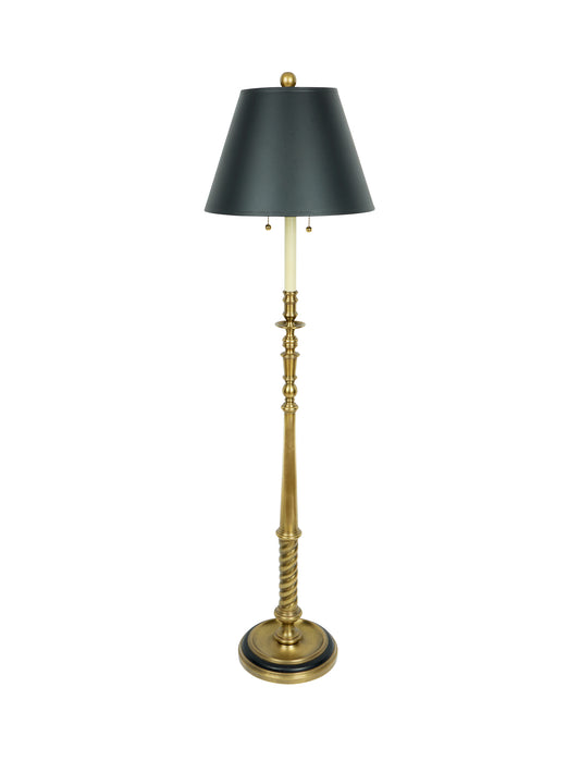 Vintage Chapman Brass Floor Lamp Weston Table