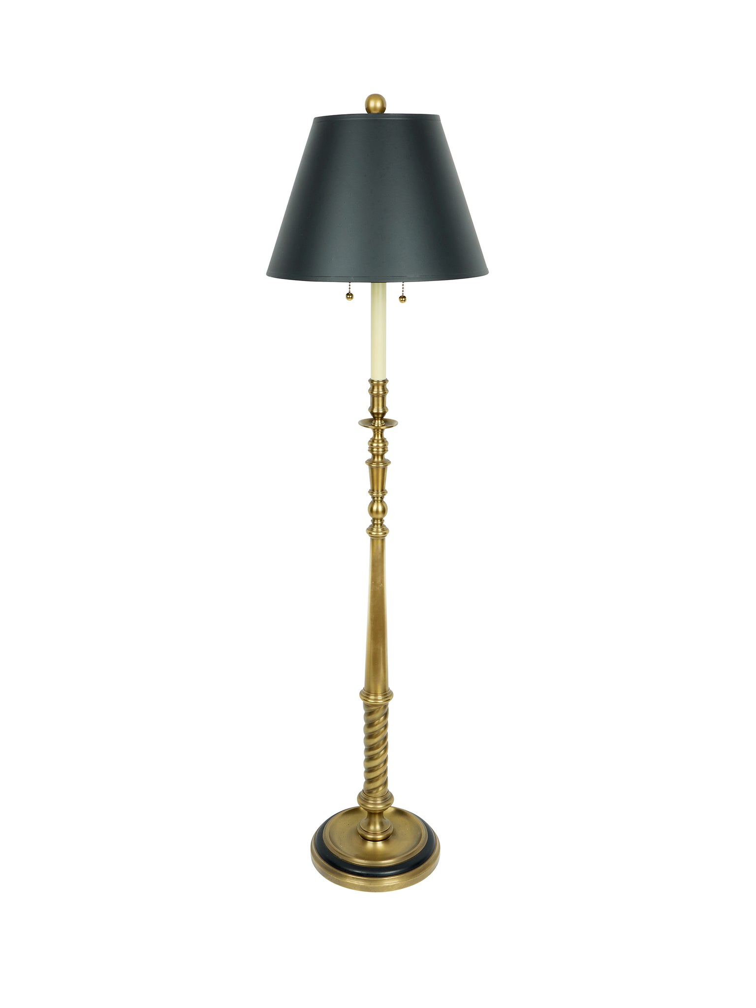 Vintage Chapman Brass Floor Lamp Weston Table
