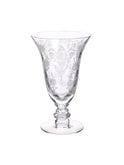 Vintage 1940s Cherokee Rose Footed Tumblers Weston Table