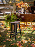 Vintage Handcrafted Cherry and Black Painted Bar Stool Weston Table