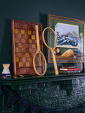 Vintage Children's Wooden Tennis Racquets Weston Table