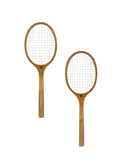 Vintage Children's Wooden Tennis Racquets Weston Table