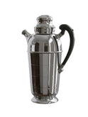Vintage Chrome Cocktail Shaker with Black Bakelite Handle Six Weston Table