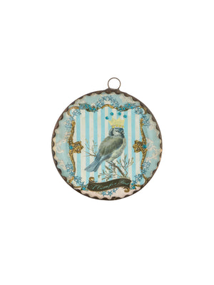  Vintage Clare Jordan Glass Bird Ornament Weston Table 