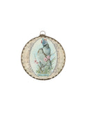 Vintage Clare Jordan Glass Bird Ornament Weston Table
