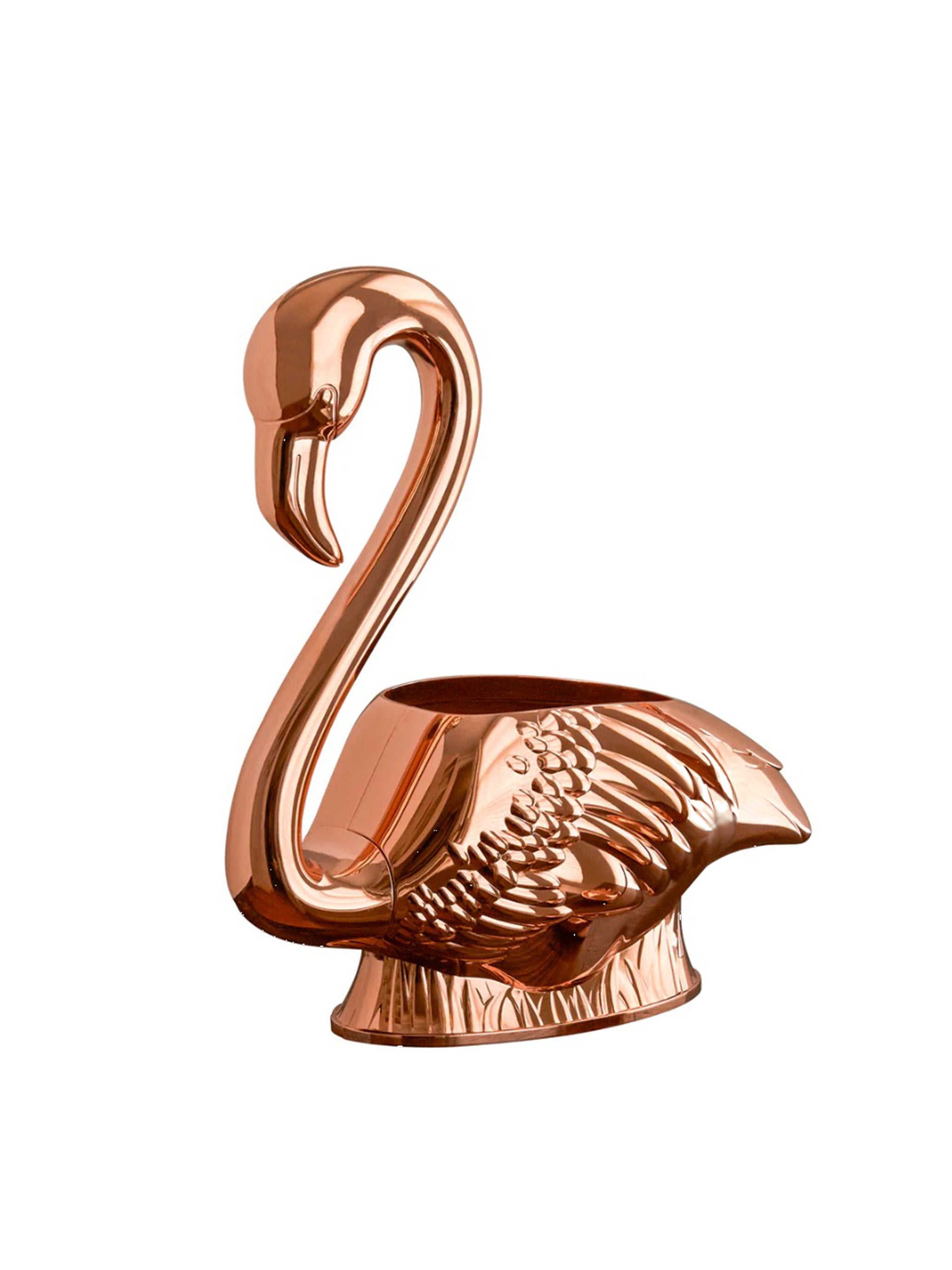 Vintage Copper Flamingo Wine Chiller | Champagne, Ice & Wine