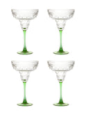 Vintage Cristal D'Arque Margarita Glasses Weston Table