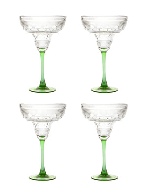  Vintage Cristal D'Arque Margarita Glasses Weston Table 