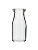 Vintage Dairy Glass Bottle Clear Weston Table