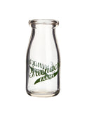 Vintage Dairy Glass Bottle Green Acre Farms Weston Table