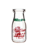 Vintage Dairy Glass Bottle Plains Dairy Weston Table