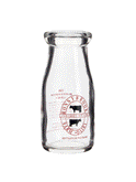 Vintage Dairy Glass Bottle Weston Table