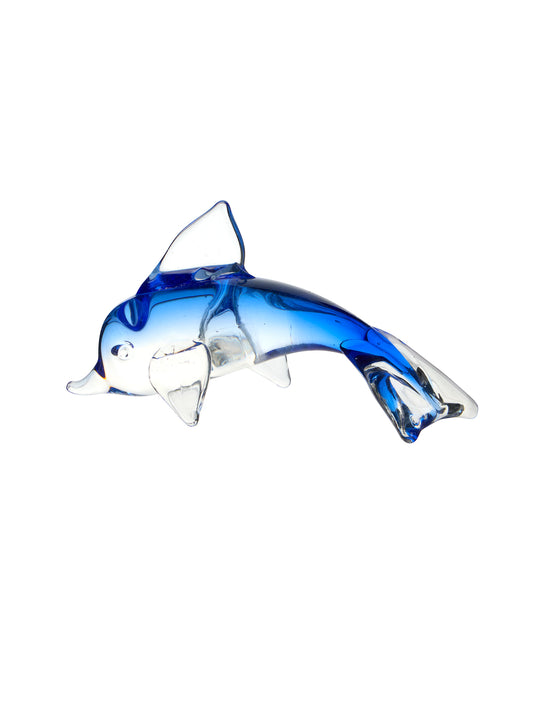 Vintage Dolphin Art Glass Weston Table