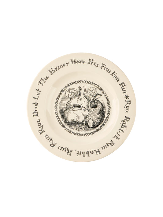 Vintage Emma Bridgewater Run Rabbit, Run Plate Weston Table