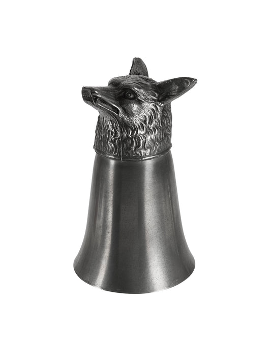Vintage English Fox Stirrup Cup Weston Table