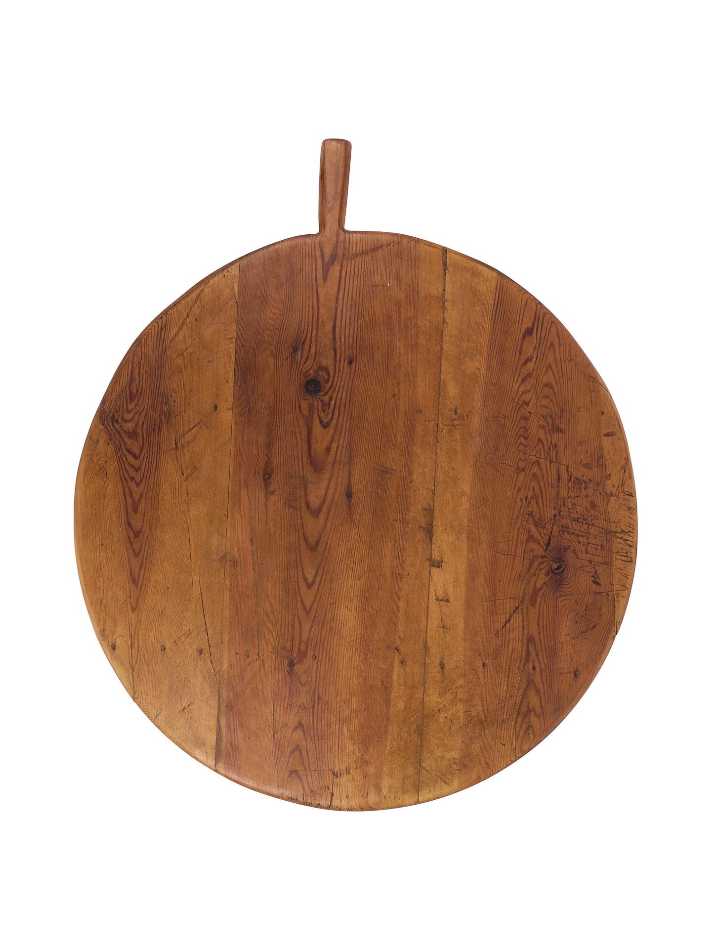 Vintage English Large Round Bread Board Weston Table