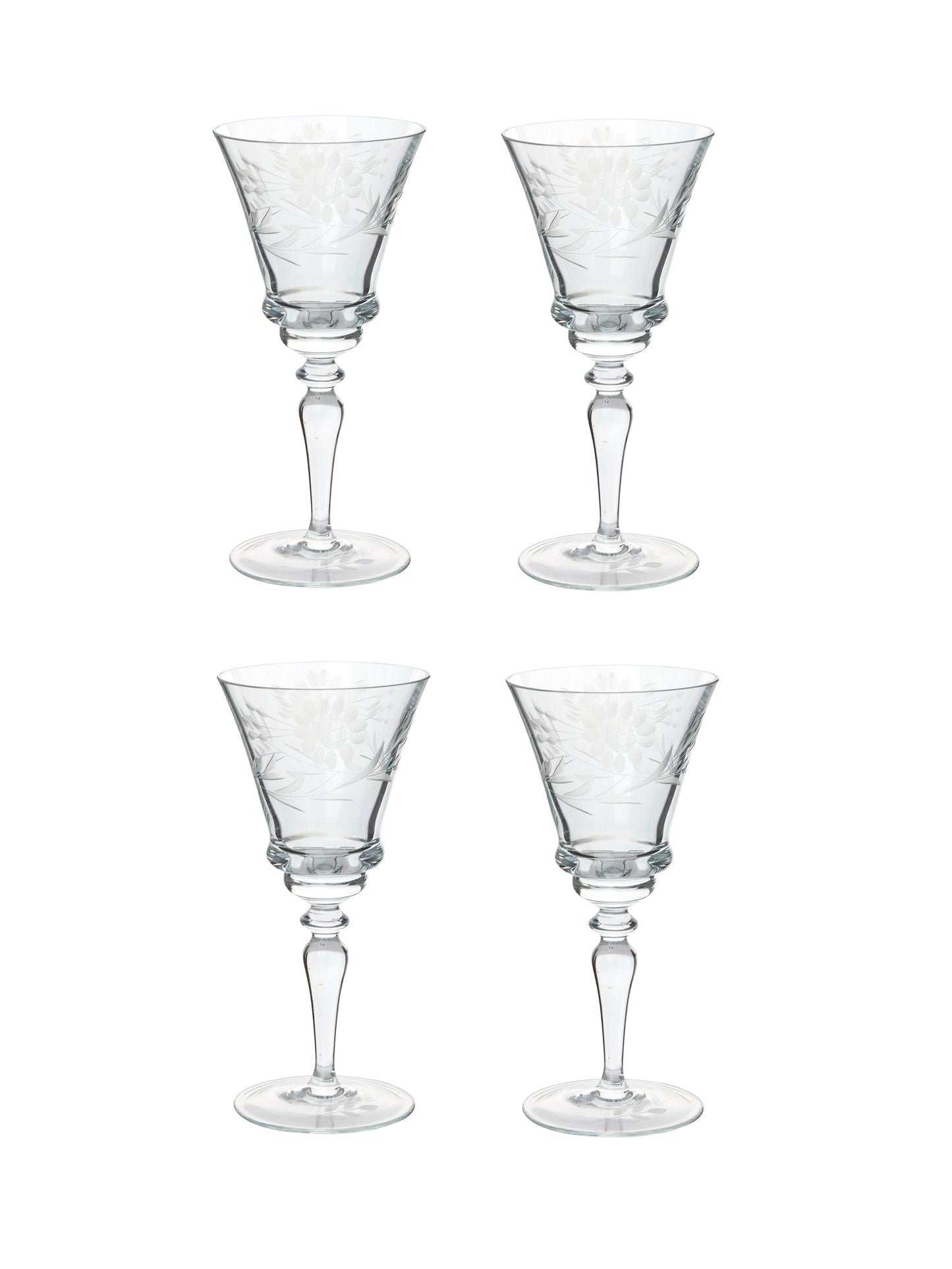 Vintage 1940s Sunflower Aperitif Glasses Weston Table