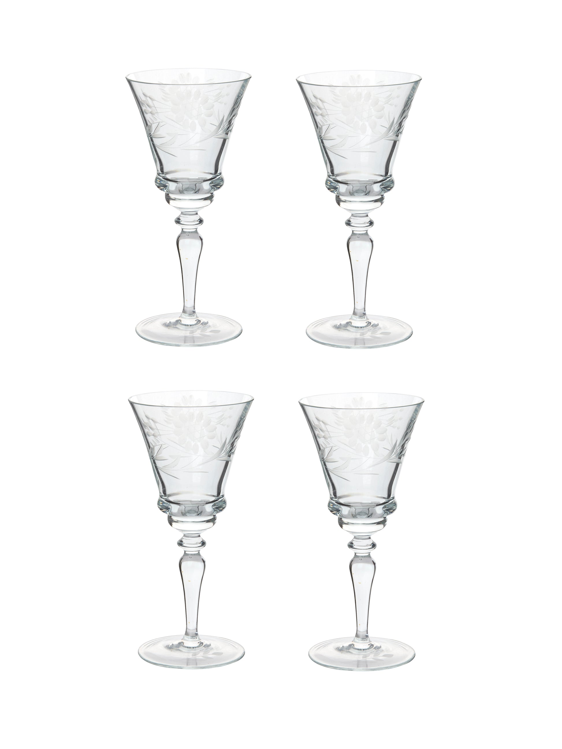 Vintage 1940s Sunflower Aperitif Glasses Weston Table