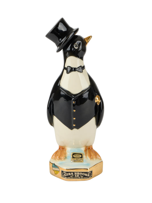 Vintage Ezra Brooks Penguin Decanter Weston Table