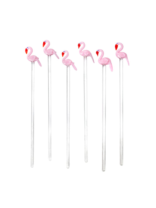 Vintage Flamingo Cocktail Stirrers Weston Table