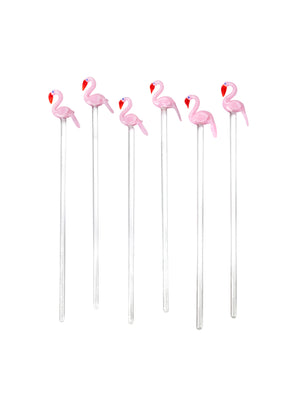  Vintage Flamingo Cocktail Stirrers Weston Table 