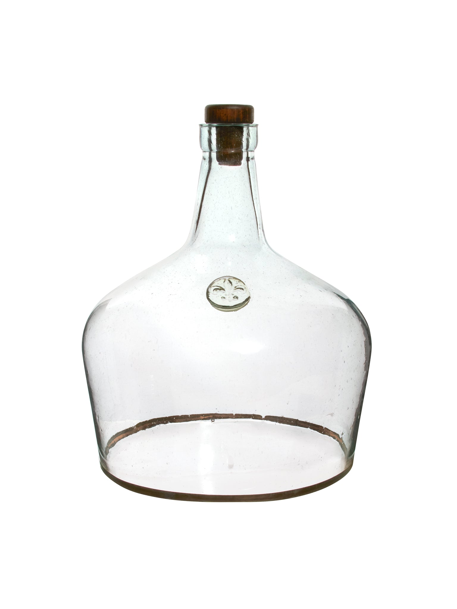 Vintage Fleur-de-Lis Glass Cloche Weston Table