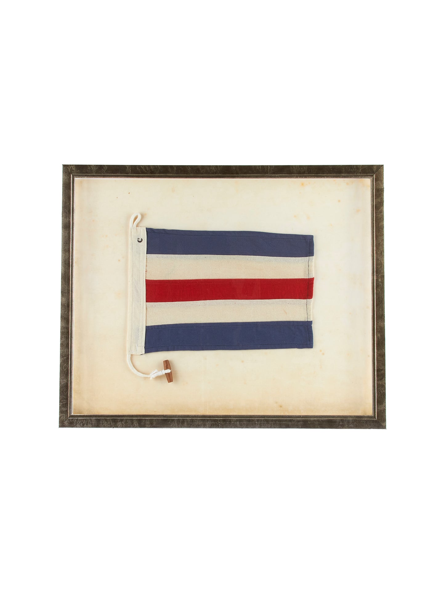 Vintage Framed Nautical Flags Weston Table