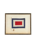 Vintage Framed Nautical Flags Weston Table