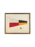 Vintage Framed Nautical Flags Weston Table