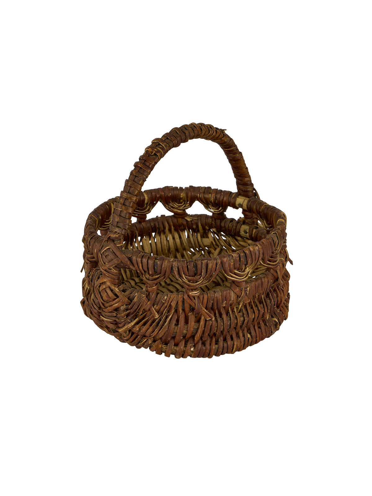 Vintage French Berry Foraging Basket One Weston Table