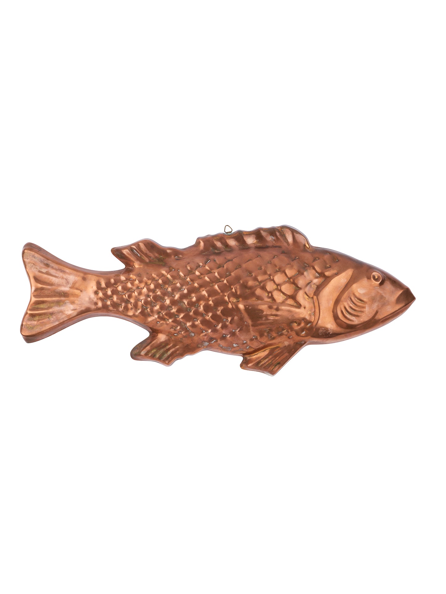 Vintage French Copper XL Fish Mold Weston Table