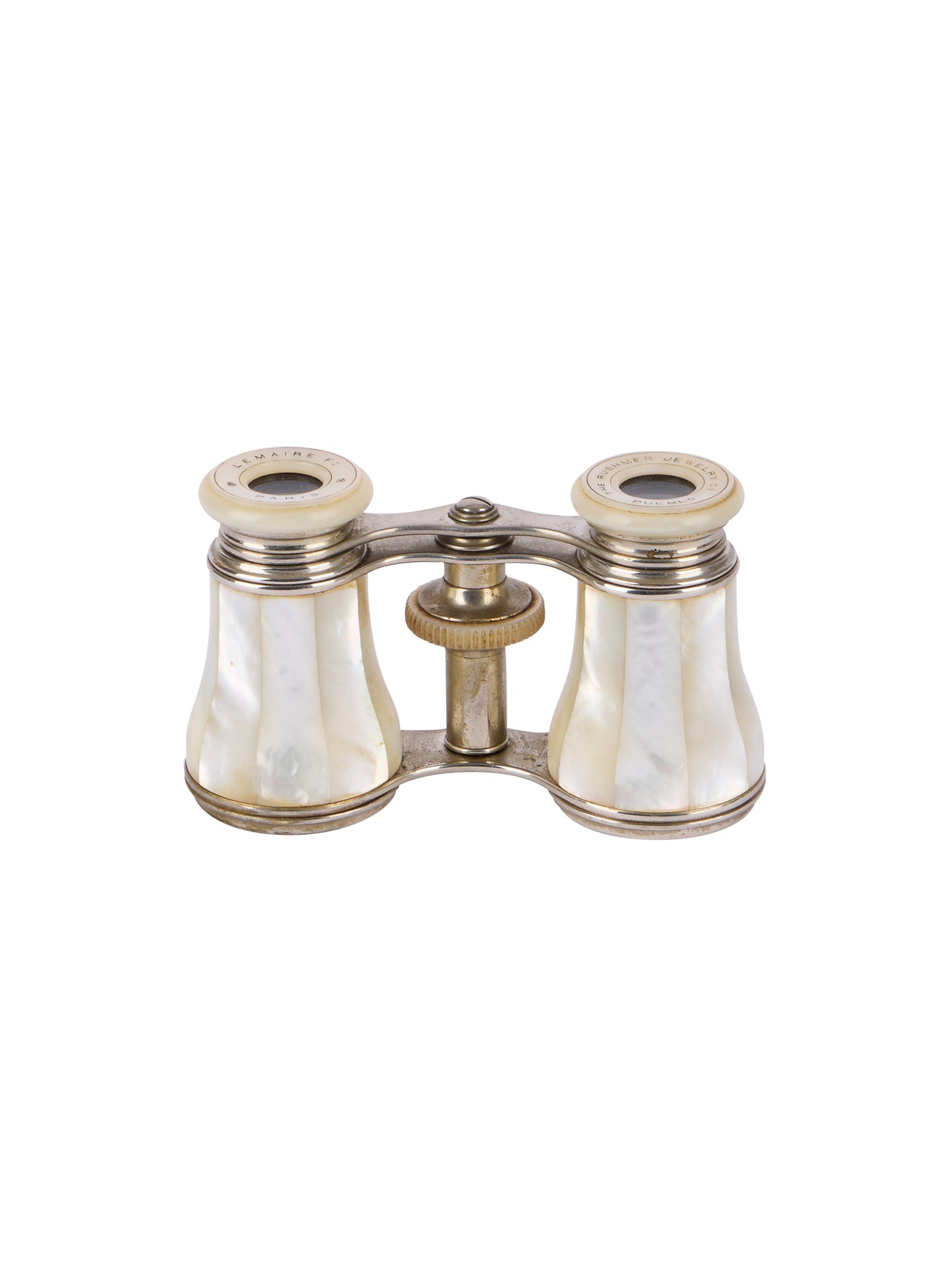 Vintage  French Mother of Pearl Opera Glasses Six Weston Table