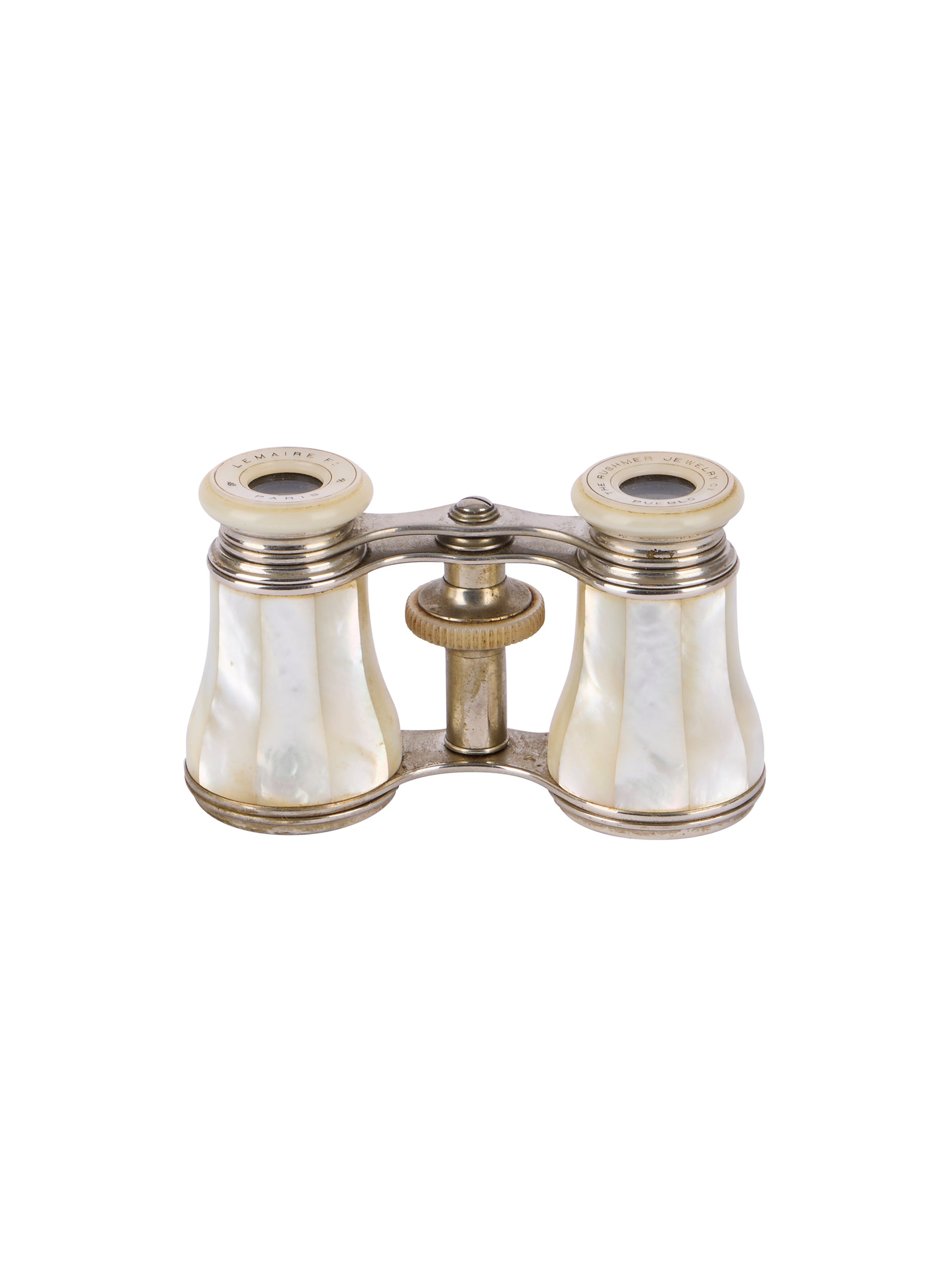 Vintage  French Mother of Pearl Opera Glasses Six Weston Table