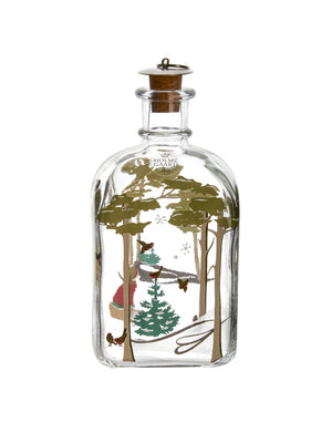  Vintage Girl with Skates in Woods Decanter Weston Table 