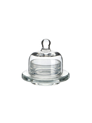  Vintage Glass Butter Cloche Weston Table 
