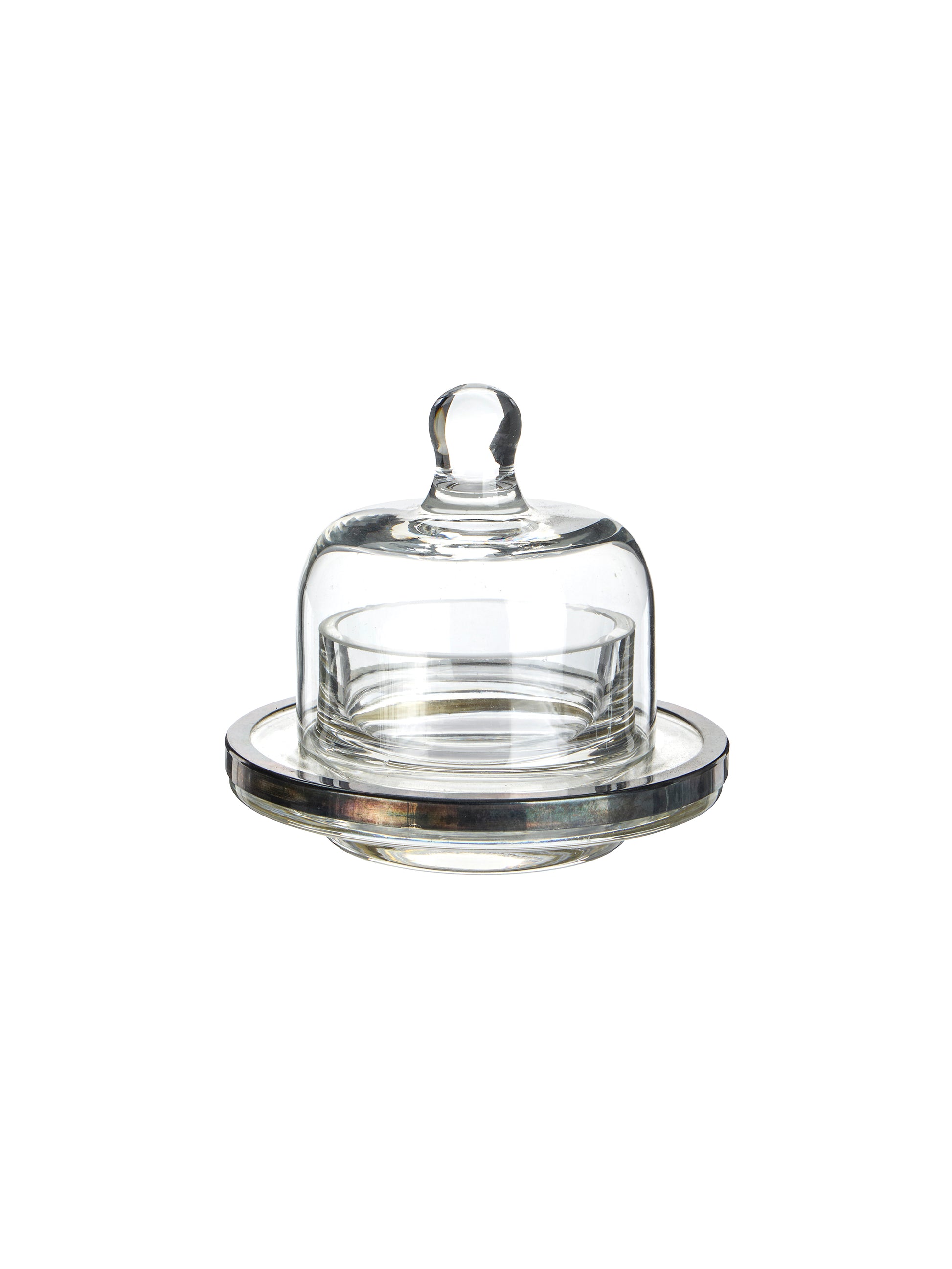 Vintage Glass Butter Cloche Weston Table