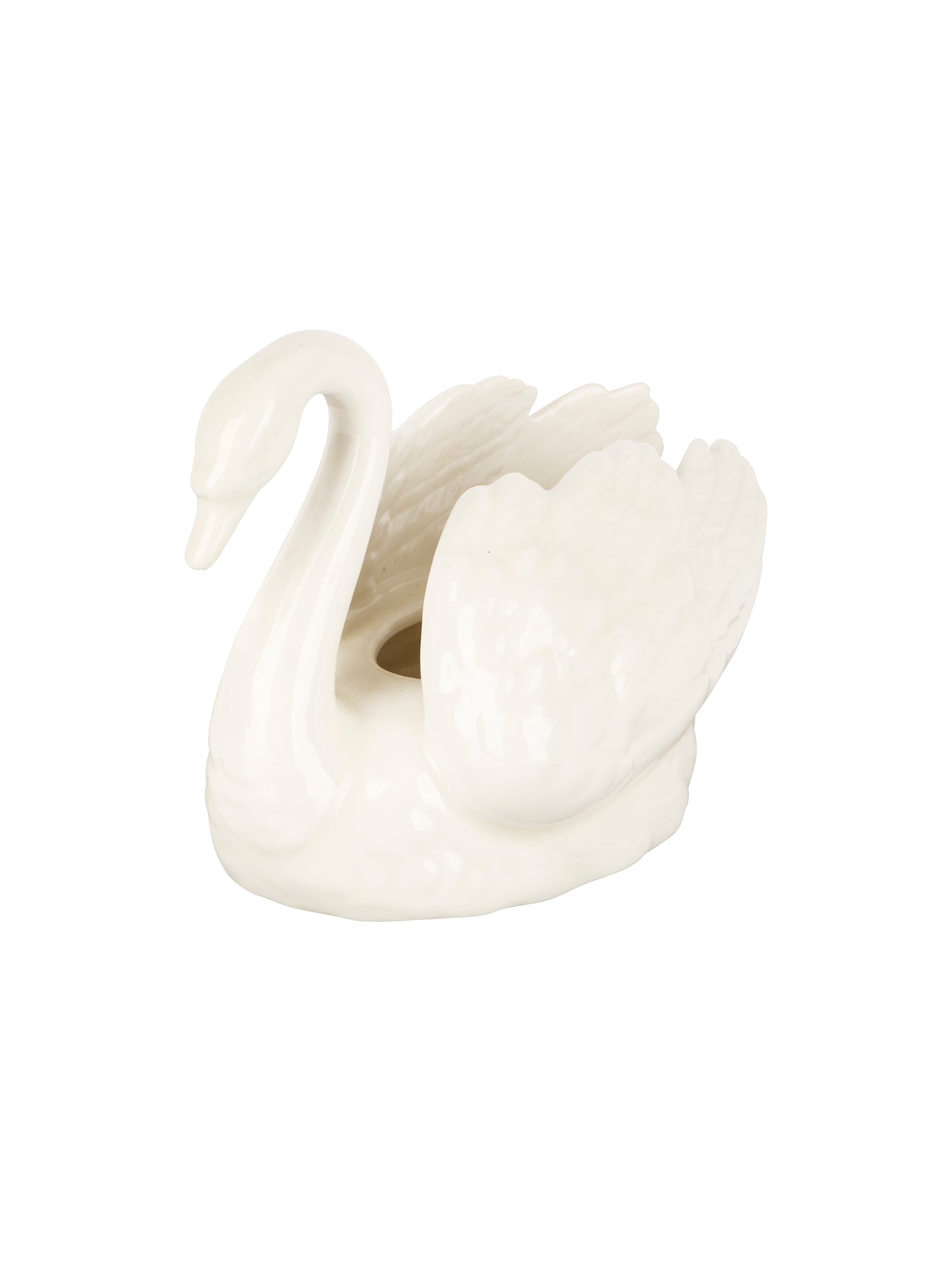 Vintage Goebel Small White Swan Planter Weston Table